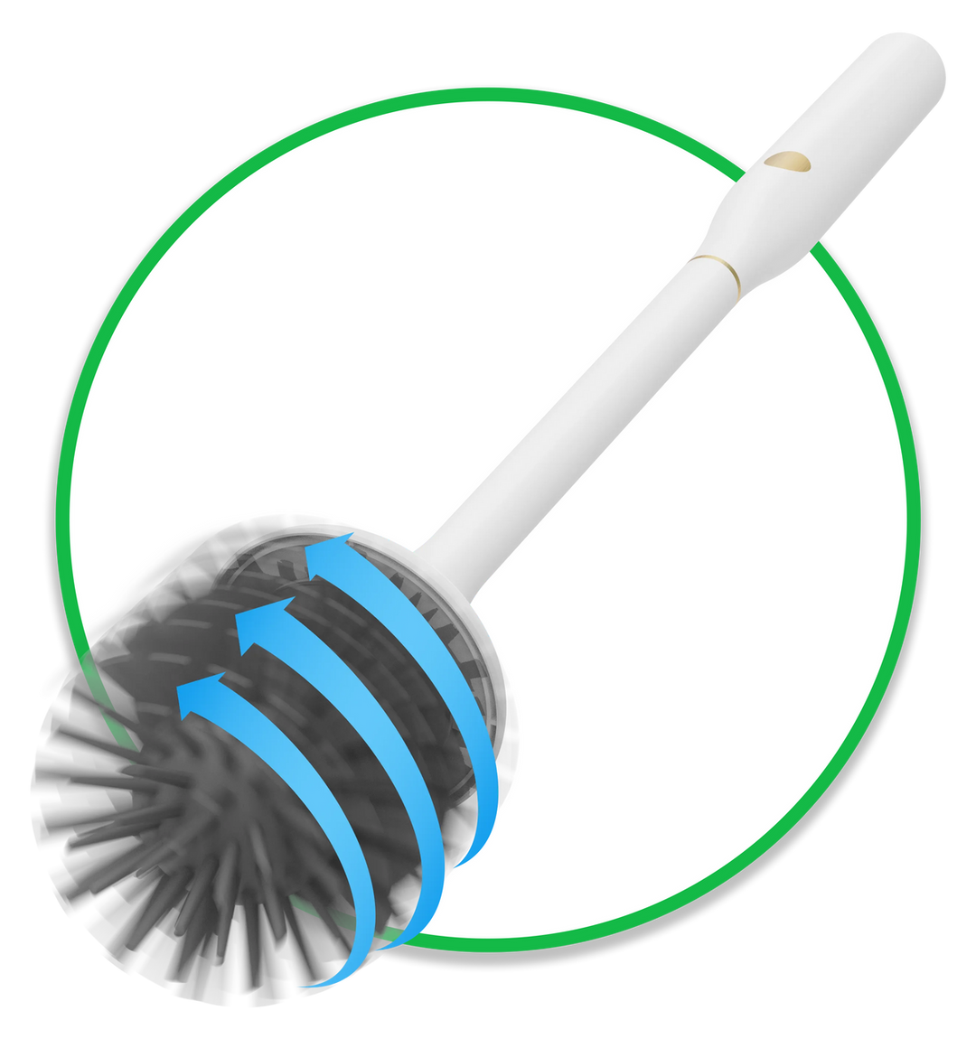 Electric UV Toilet Brush with Dual Head – PureSpin-State of Style