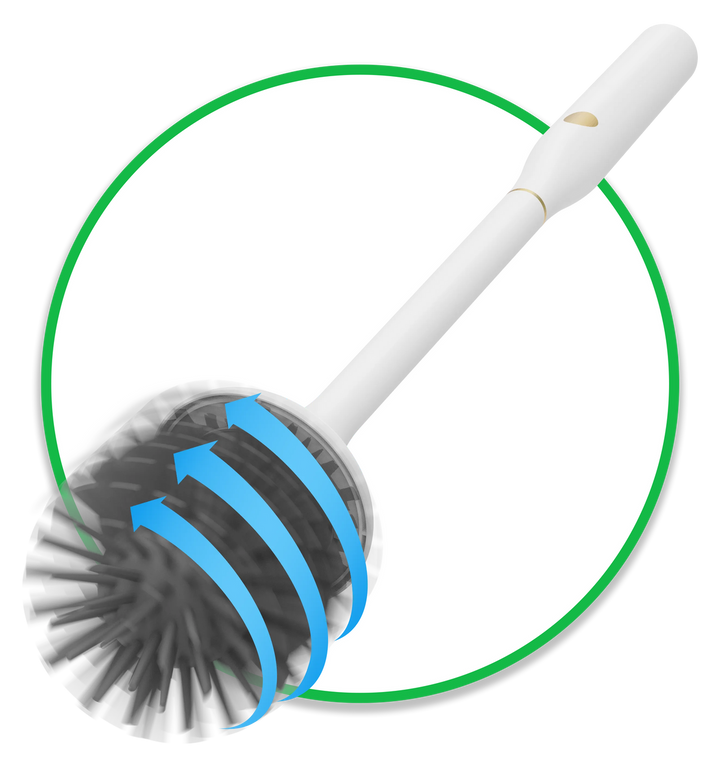 Electric UV Toilet Brush with Dual Head – PureSpin-State of Style