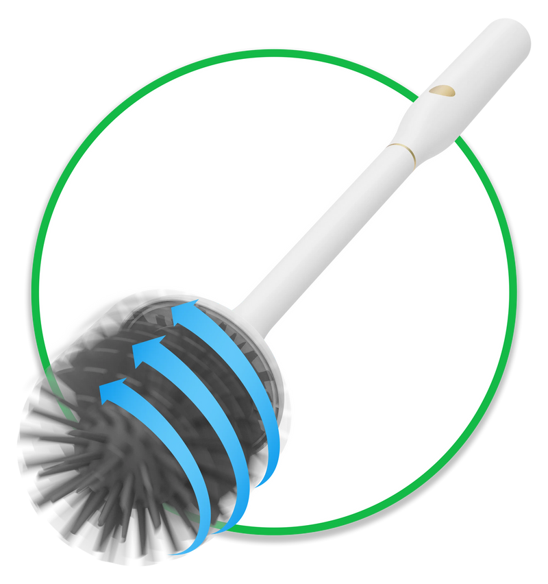 Electric UV Toilet Brush with Dual Head – PureSpin-State of Style