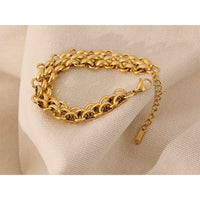 Elegant Charm Bracelet | Silver Plated | Perfect Gift-Gold-plated-State of Style
