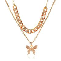 Elegant Cuban Chain Necklace for Women | Statement Jewellery-Gold-State of Style