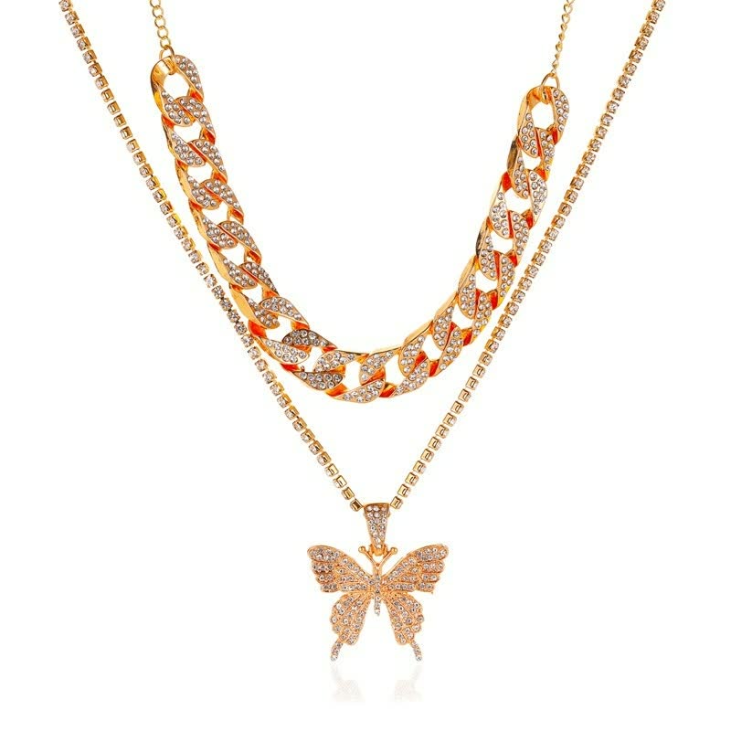 Elegant Cuban Chain Necklace for Women | Statement Jewellery-Gold-State of Style