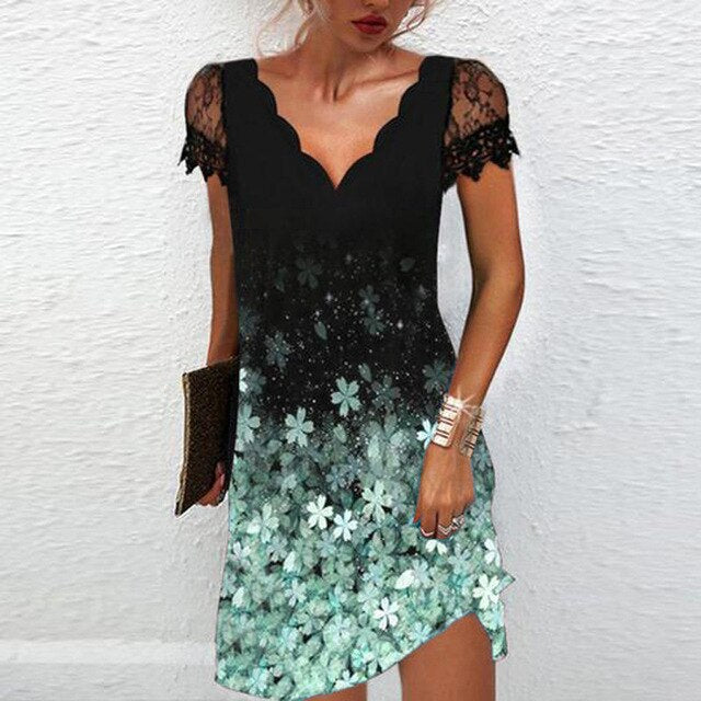 Elegant Dress With Exquisite Details | Perfect For Any Occasion-Sea Green-S-State of Style