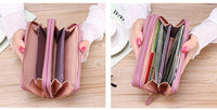 Elegant Dual-Zip Women's Clutch – Stylish & Organised Wallet-Black-State of Style