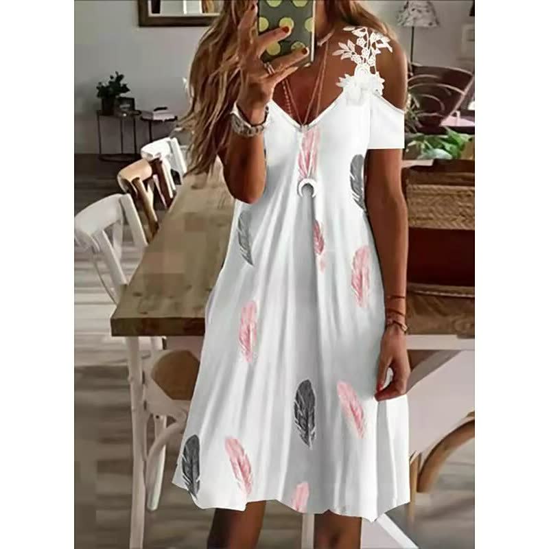 Elegant Flower Dress | Perfect for Any Occasion-Grey-S-State of Style