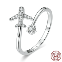 Elegant Flying Aeroplane Ring | Unique Aviation-Inspired Jewellery-State of Style