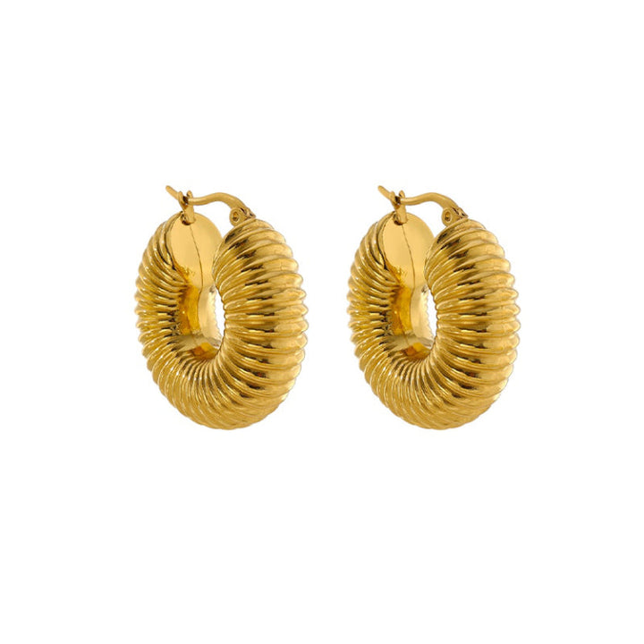Elegant Golden Earrings for Everyday Wear-State of Style