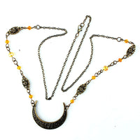 Elegant Head Necklace | Stylish Jewellery for Women-Orange-State of Style
