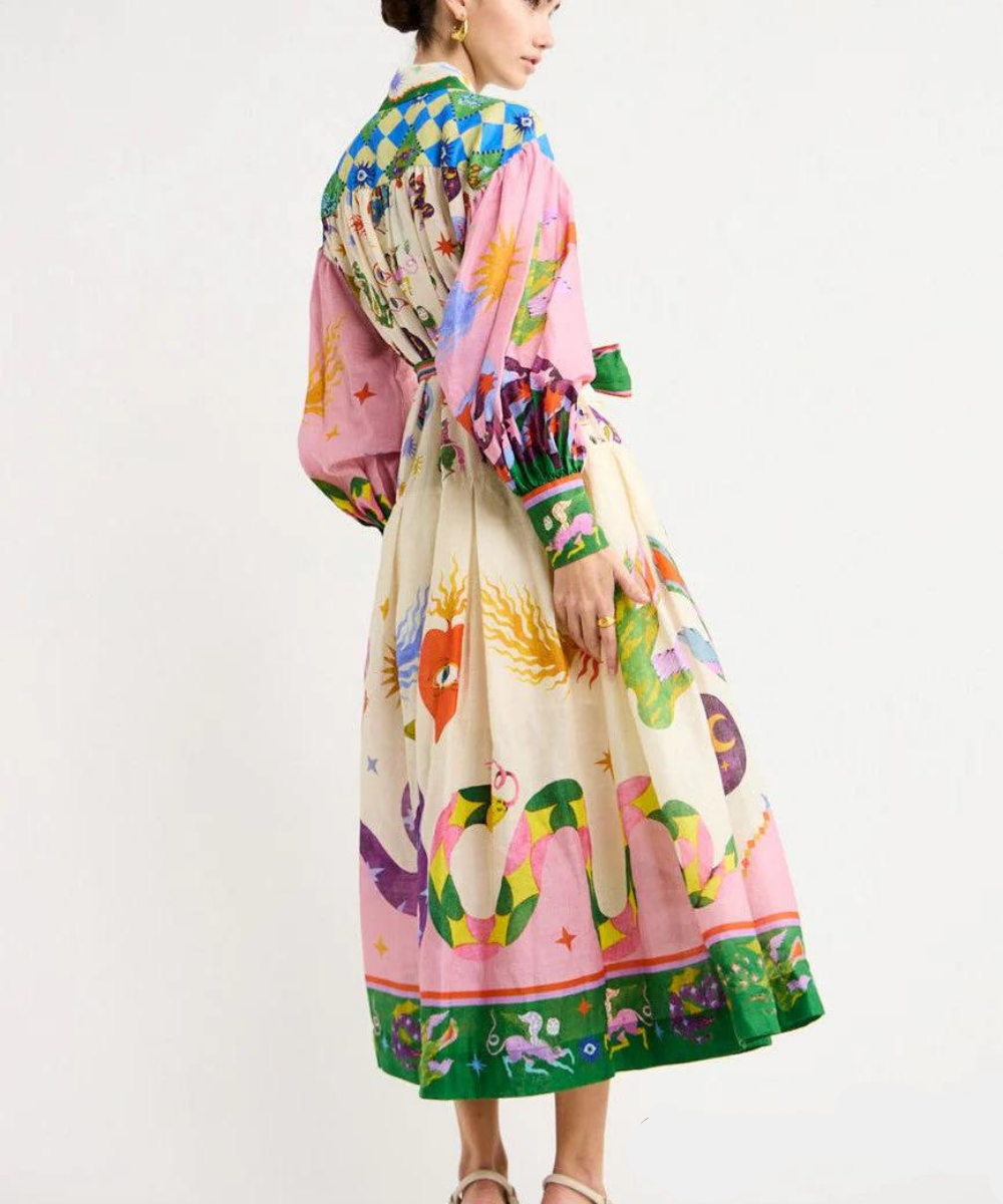 Elegant Italian Maxi Dress – Bianca-S-State of Style