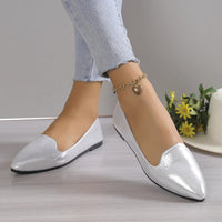 Elegant lace ballerinas with stretch - Vivienne-Gold-3-State of Style