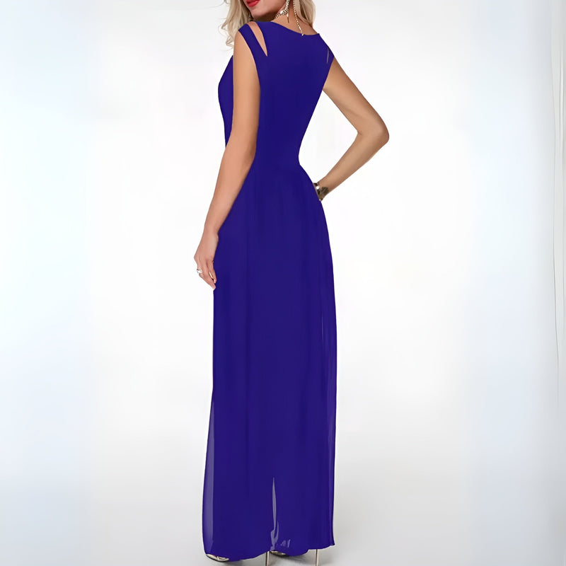 Elegant linen jumpsuit for ladies – Sofia-Black-S-State of Style