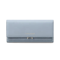 Elegant Long Wallet – Spacious & Stylish PU Leather Purse-Blue-State of Style