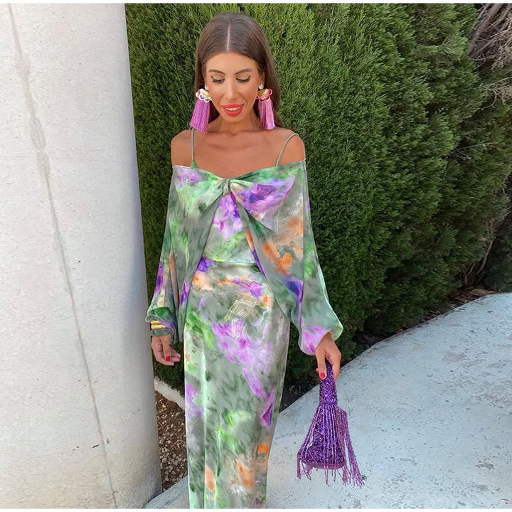 Elegant Maxi Dress | Comfortable & Stylish-Green-S-State of Style