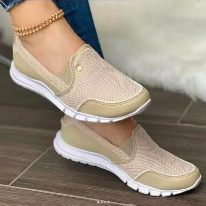 Elegant orthopedic diabetic shoes for women – Veronica Comfort-Beige-3-State of Style