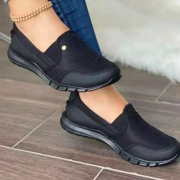 Elegant orthopedic diabetic shoes for women – Veronica Comfort-Black-3-State of Style