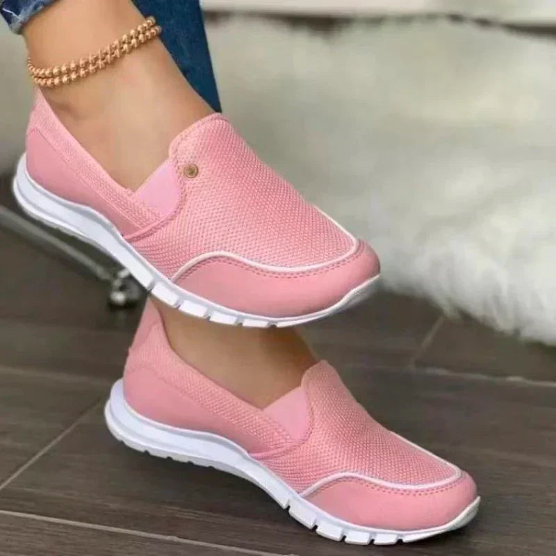 Elegant orthopedic diabetic shoes for women – Veronica Comfort-Pink-3-State of Style
