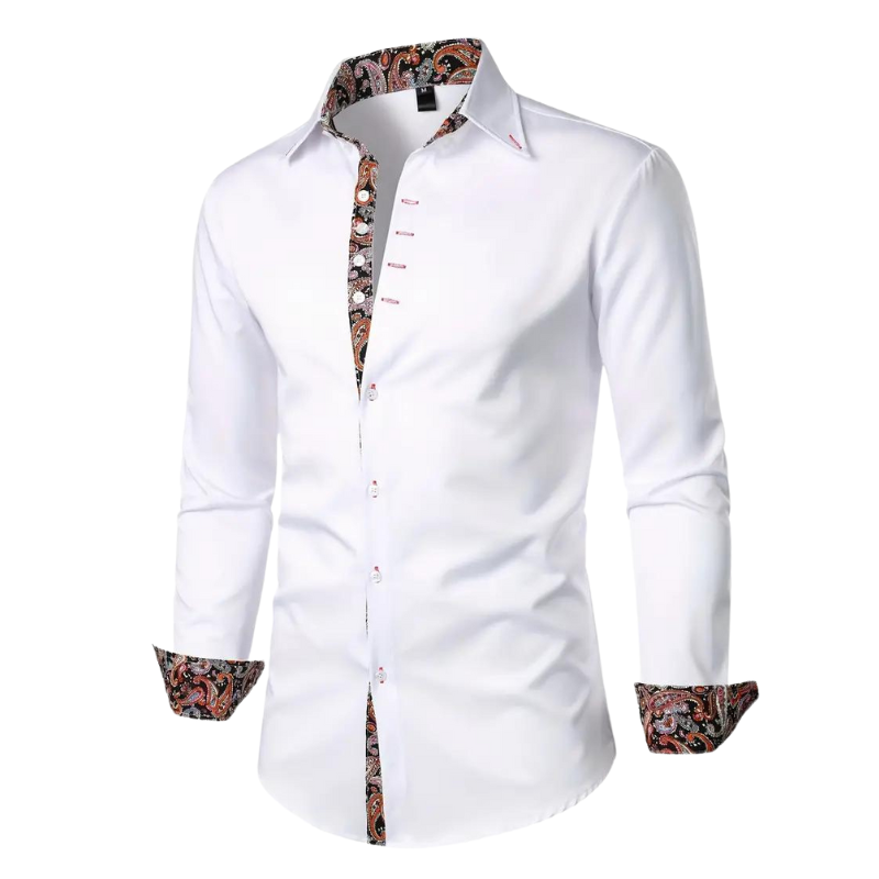 Elegant party shirt for men – Matteo-White-S-State of Style