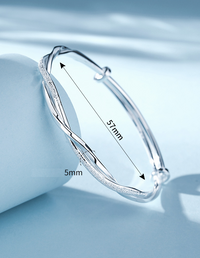 Elegant Silver Bracelet | Intricate Design-State of Style