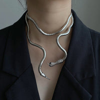 Elegant Snake Necklace | Fashion Jewellery for Women-Gold-State of Style