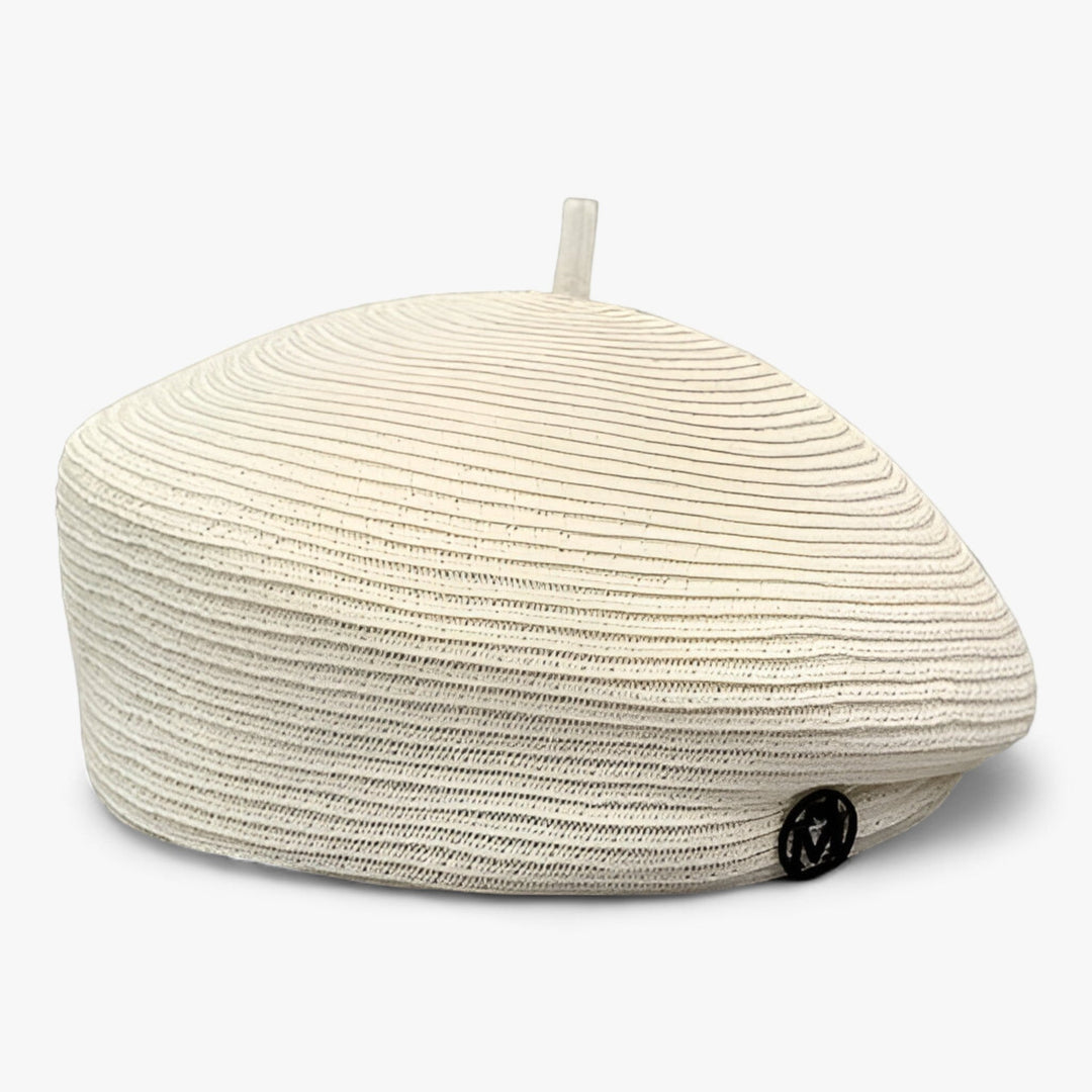 Elegant straw fedora hat for women – Élan-White-State of Style