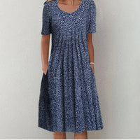 Elegant Summer Dress - Luna-Blue-S-State of Style