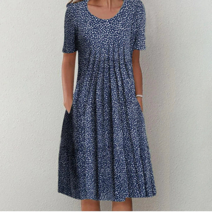 Elegant Summer Dress - Luna-Blue-S-State of Style