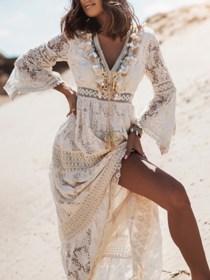Elegant Summer Dress | Stylish & Comfortable-Sleeveless White-S-State of Style