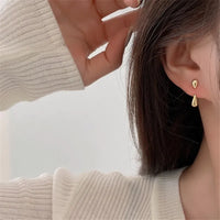 Elegant Teardrop Stud Earrings | Classic Women's Jewellery-GOLD-State of Style