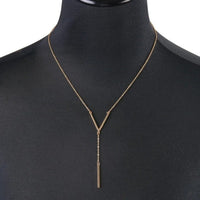 Elegant V-Shaped Gold Necklace | Timeless Style-State of Style
