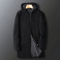 Warm Men's Fleece Jacket with Hood – Marcus