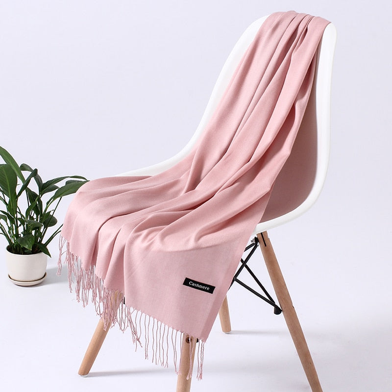 ElegantScarf | Women's Scarf-Pink 2-70-200CM-State of Style