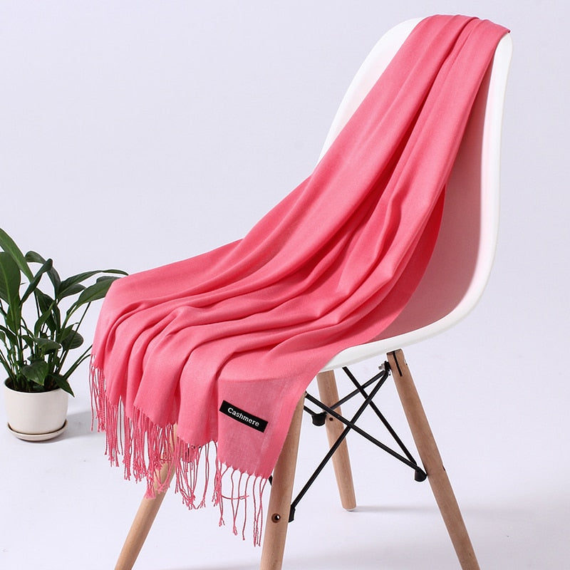 ElegantScarf | Women's Scarf-Pink-70-200CM-State of Style