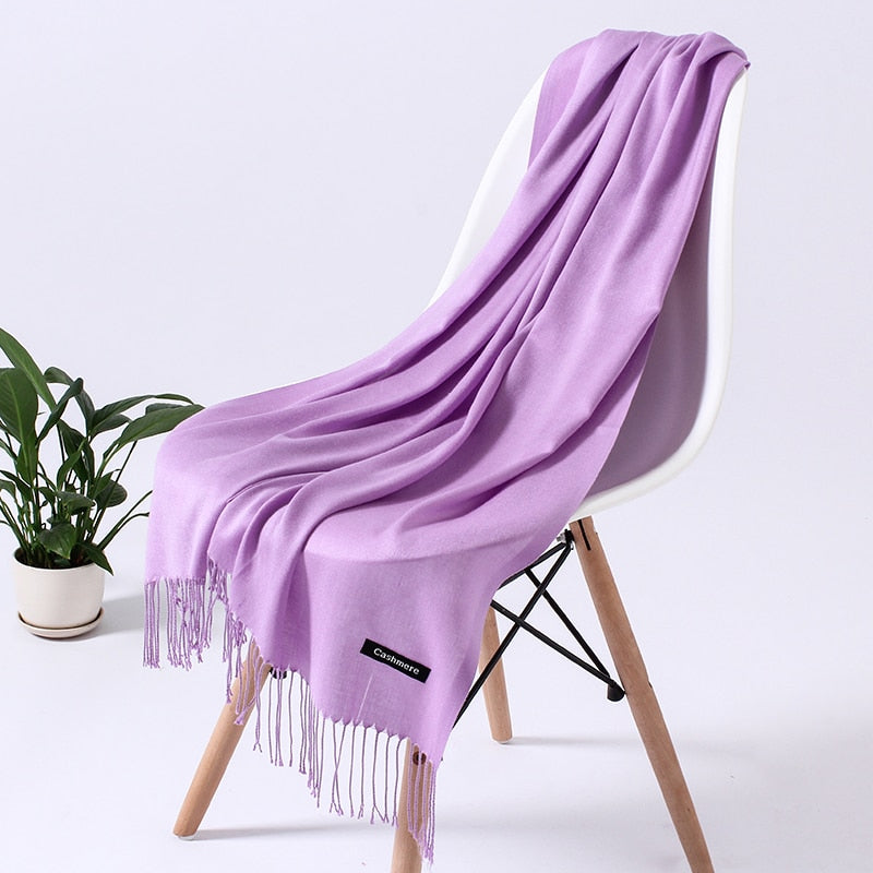 ElegantScarf | Women's Scarf-Purple-70-200CM-State of Style