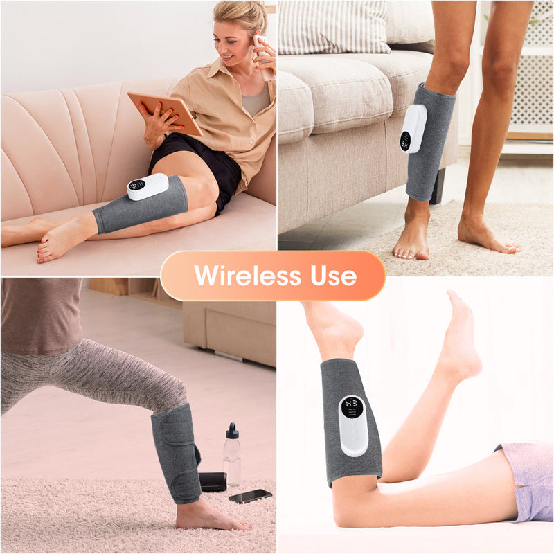 ELEKTRISCHE BEENMASSAGE APPARAAT - LUCHTCOMPRESSIE MET 3 MASSAGESTANDEN-Enkel-State of Style