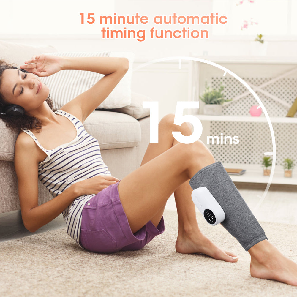 ELEKTRISCHE BEENMASSAGE APPARAAT - LUCHTCOMPRESSIE MET 3 MASSAGESTANDEN-Enkel-State of Style