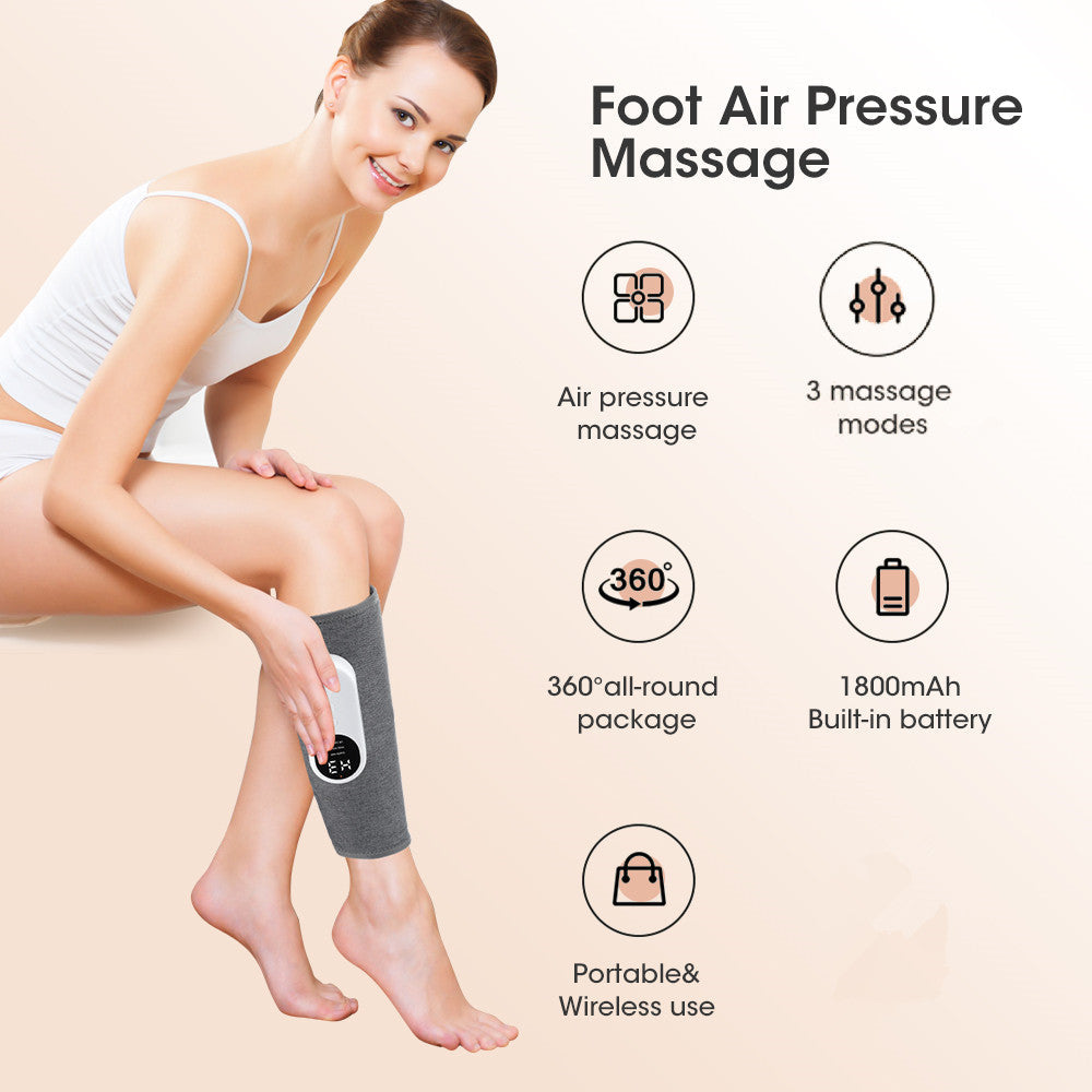 ELEKTRISCHE BEENMASSAGE APPARAAT - LUCHTCOMPRESSIE MET 3 MASSAGESTANDEN-Enkel-State of Style