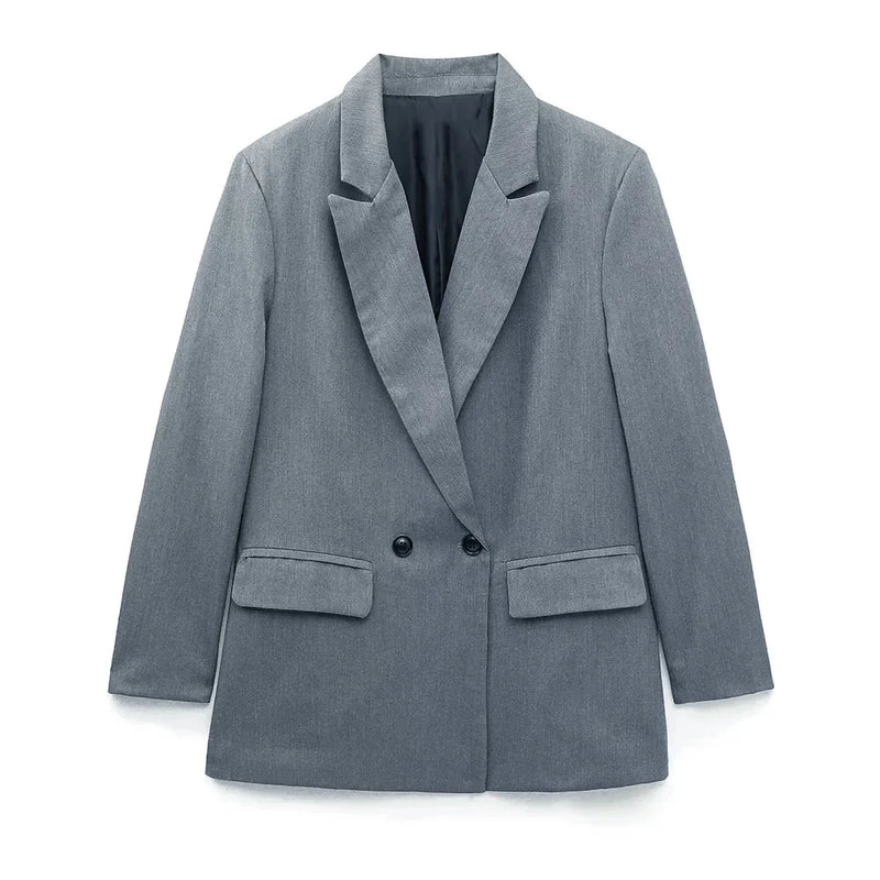 Elena Blazer | Sophisticated & Timeless-Slate Blue-XS-State of Style