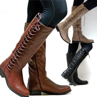 Elena Comfortable High Boots-Black-4-State of Style
