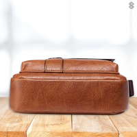 Elena Premium Leather Women's Shoulder Bag-Light Brown-State of Style
