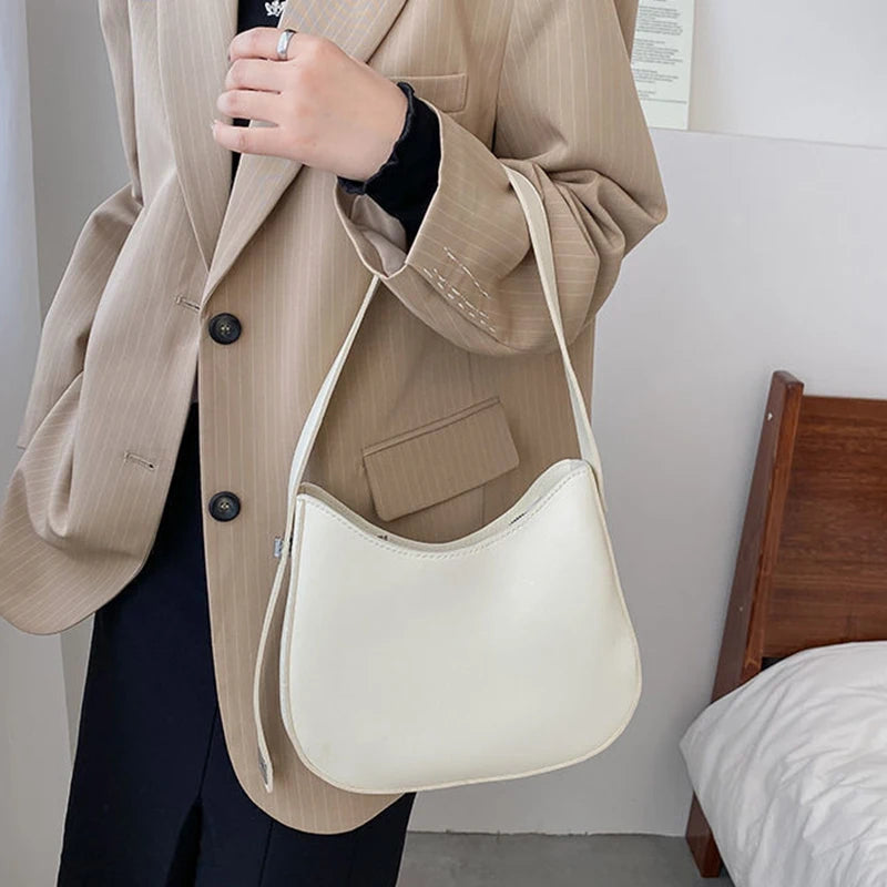 Eleonora Traditional Bag – Stylish PU Leather Crossbody Shoulder Bag-Khaki-State of Style