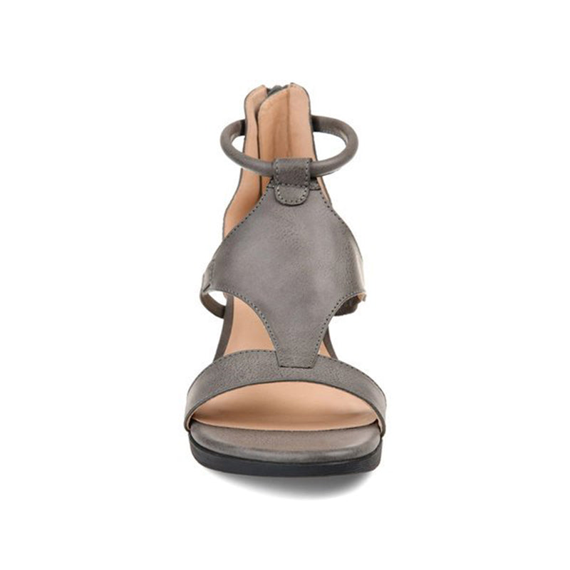 ElevateStyle Sandals | Women's Sandals with Elevated Heel and Ankle Strap Design-Black-3.0-State of Style