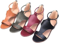 ElevateStyle Sandals | Women's Sandals with Elevated Heel and Ankle Strap Design-Black-3.0-State of Style