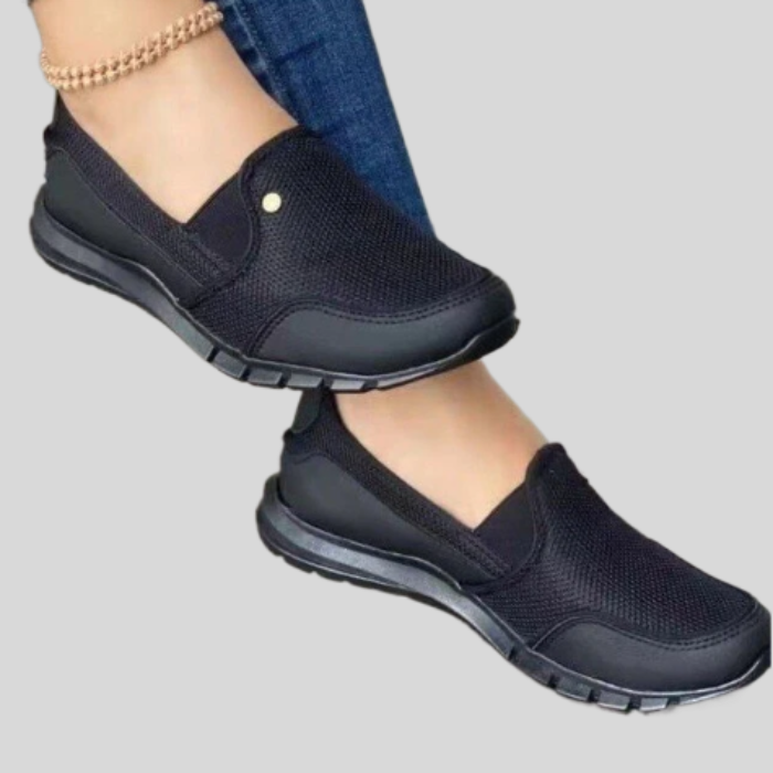 Elia – Slim-Fit Slip-On Shoes with White Outsole-Black-5.0-State of Style