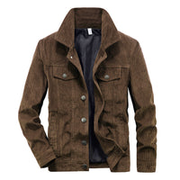 Elias Lightweight Corduroy Jacket for Men-Coffee-M-State of Style