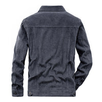 Elias Lightweight Corduroy Jacket for Men-Khaki-M-State of Style