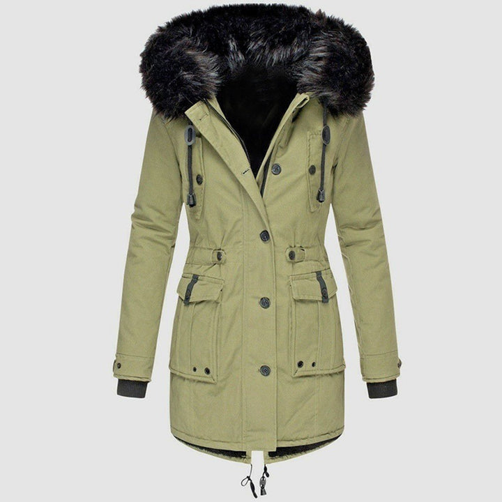 Elise Stylish Women's Winter Coat-Green-S-State of Style