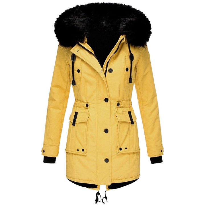 Elise Stylish Women's Winter Coat-Yellow-S-State of Style