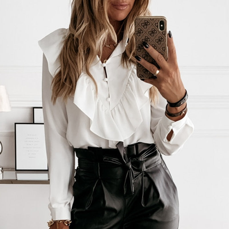EllensBlouse | Women's Blouse-Black-S-State of Style
