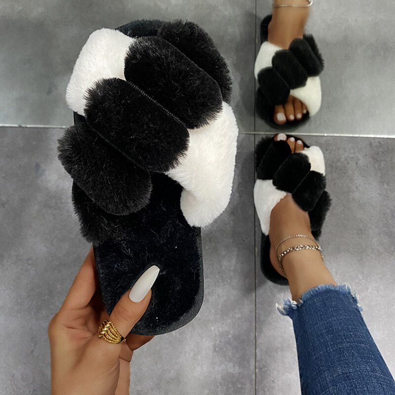 EllesSlippers | Women's Slippers-Black-5.0-6.0-State of Style
