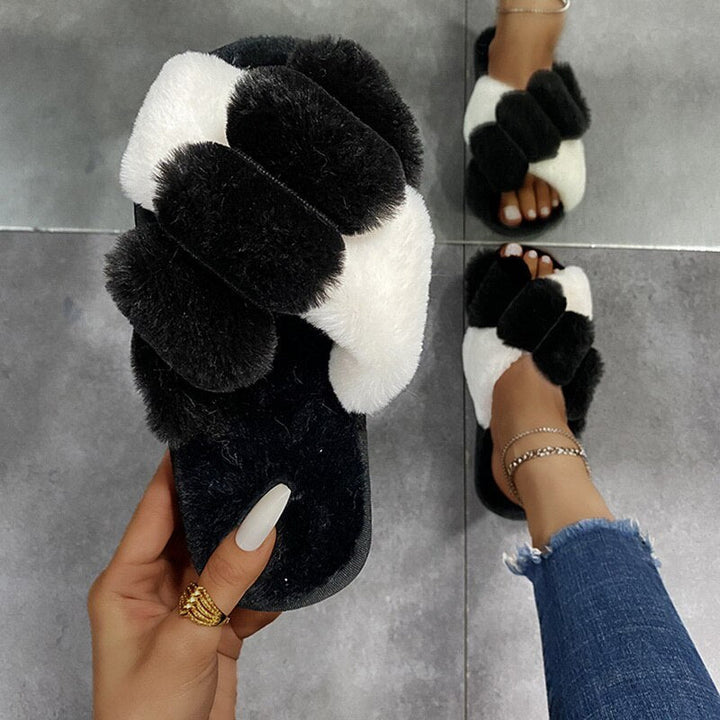 EllesSlippers | Women's Slippers-Black-5.0-6.0-State of Style